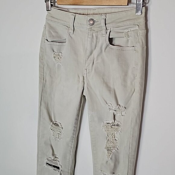American Eagle next level stretch size 6 high rise jeggings - Picture 2 of 8